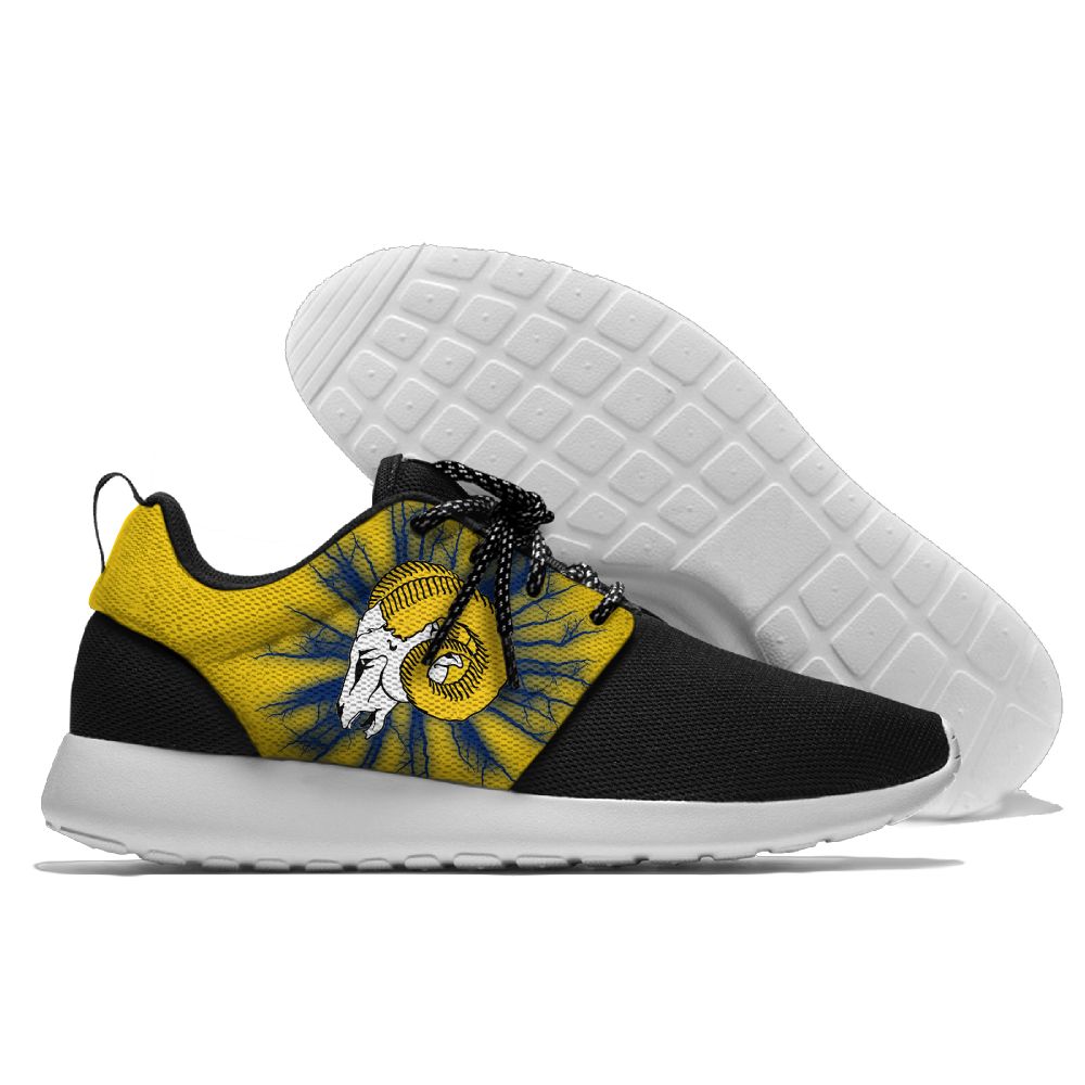 Women's NFL Los Angeles Rams Roshe Style Lightweight Running Shoes 001